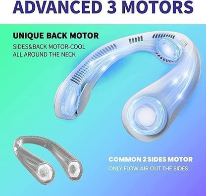 Portable and Rechargeable Neck Fan